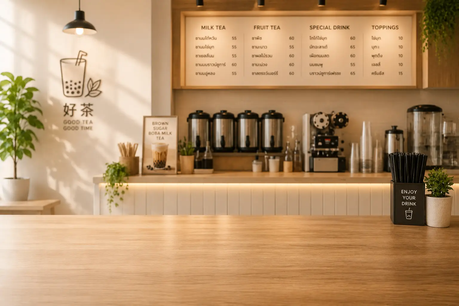 ระบบ POS iPad สำหรับร้านชานมไข่มุก — หน้าจอรับออเดอร์ ปรับความหวาน ระดับน้ำแข็ง และเลือกท็อปปิ้ง