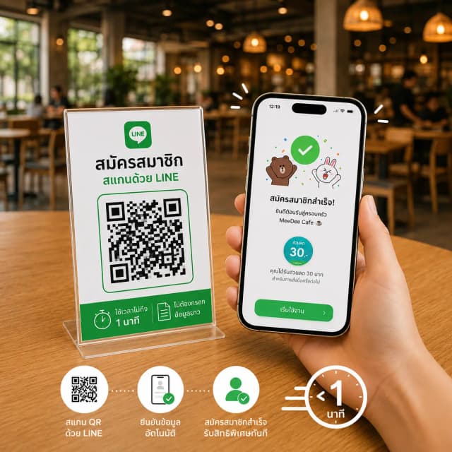 Sign Up via LINE