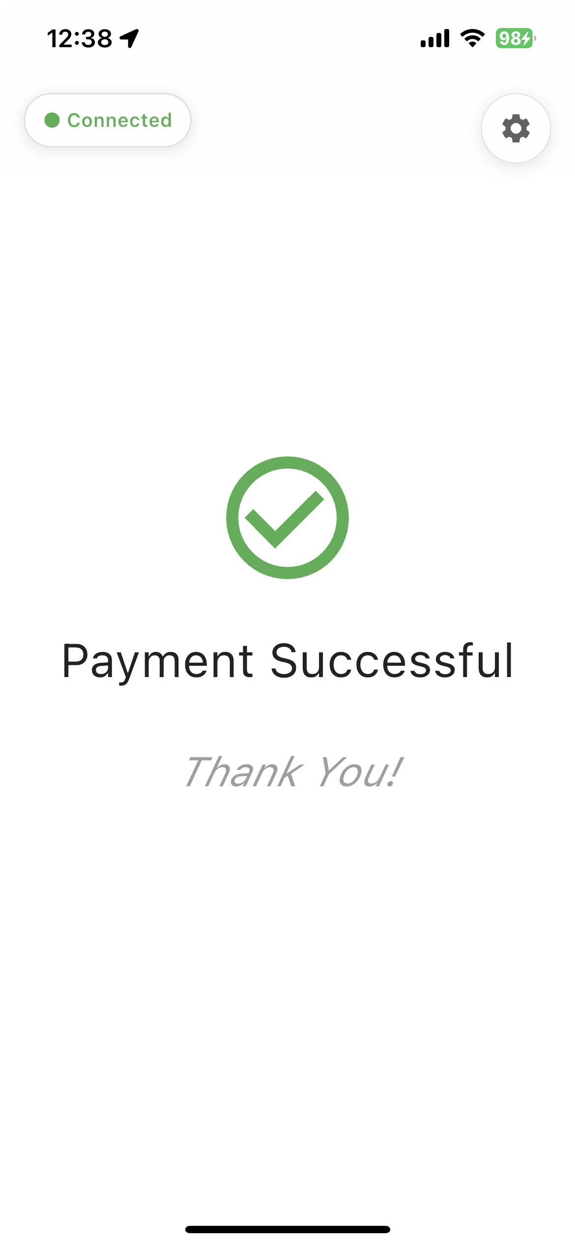 ขั้นตอนที่ 9 MeeD CDS แสดง Payment Successful Thank You ชำระเงินสำเร็จเรียบร้อย